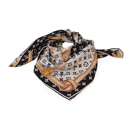 authentic Louis Vuitton silk scarf